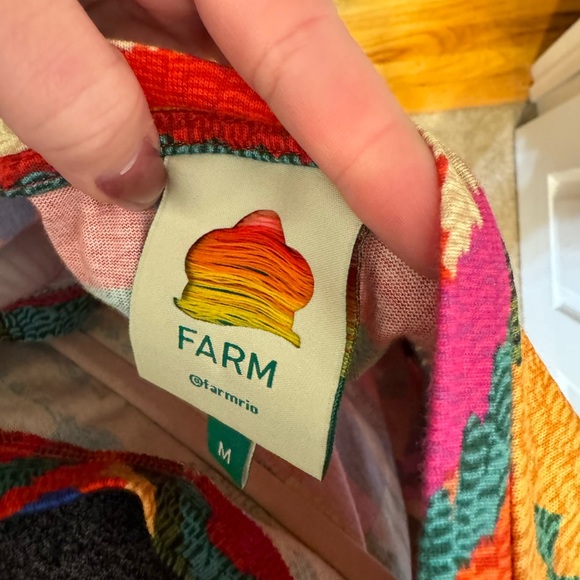 FARM Rio Multicolor Patchwork Midi Dress - Picture 7 of 7